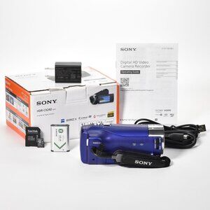 Sony HDR-CX240 HD Handycam Camcorder Full HD 27x Optical Zoom 64GB SD Card MINT